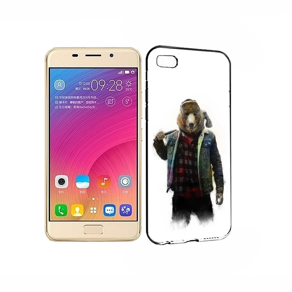 

Чехол MyPads Tocco для Asus ZenFone 3S Max медведь с топором, Прозрачный, Tocco