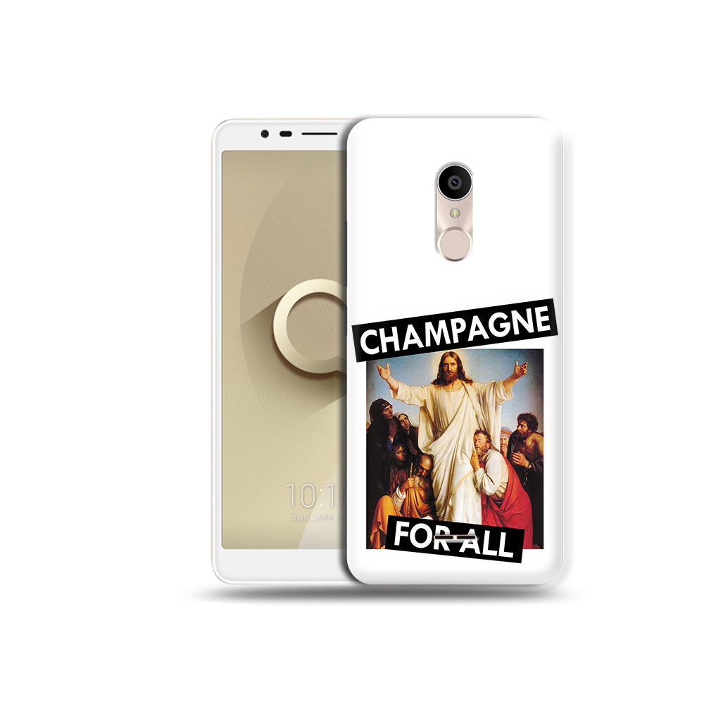 

Чехол MyPads Tocco для Alcatel 3C 5026D шампанское, Прозрачный, Tocco
