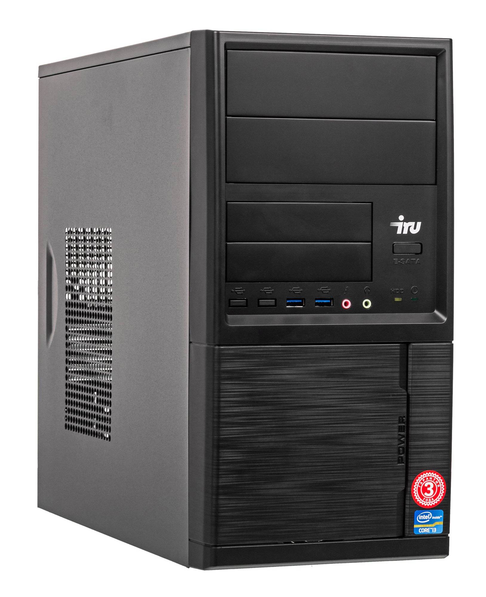 

Системный блок IRU Office 313 Black (1418007), 313