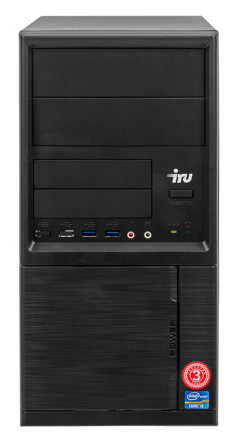 

Системный блок IRU Office 313 Black (1418571), 313