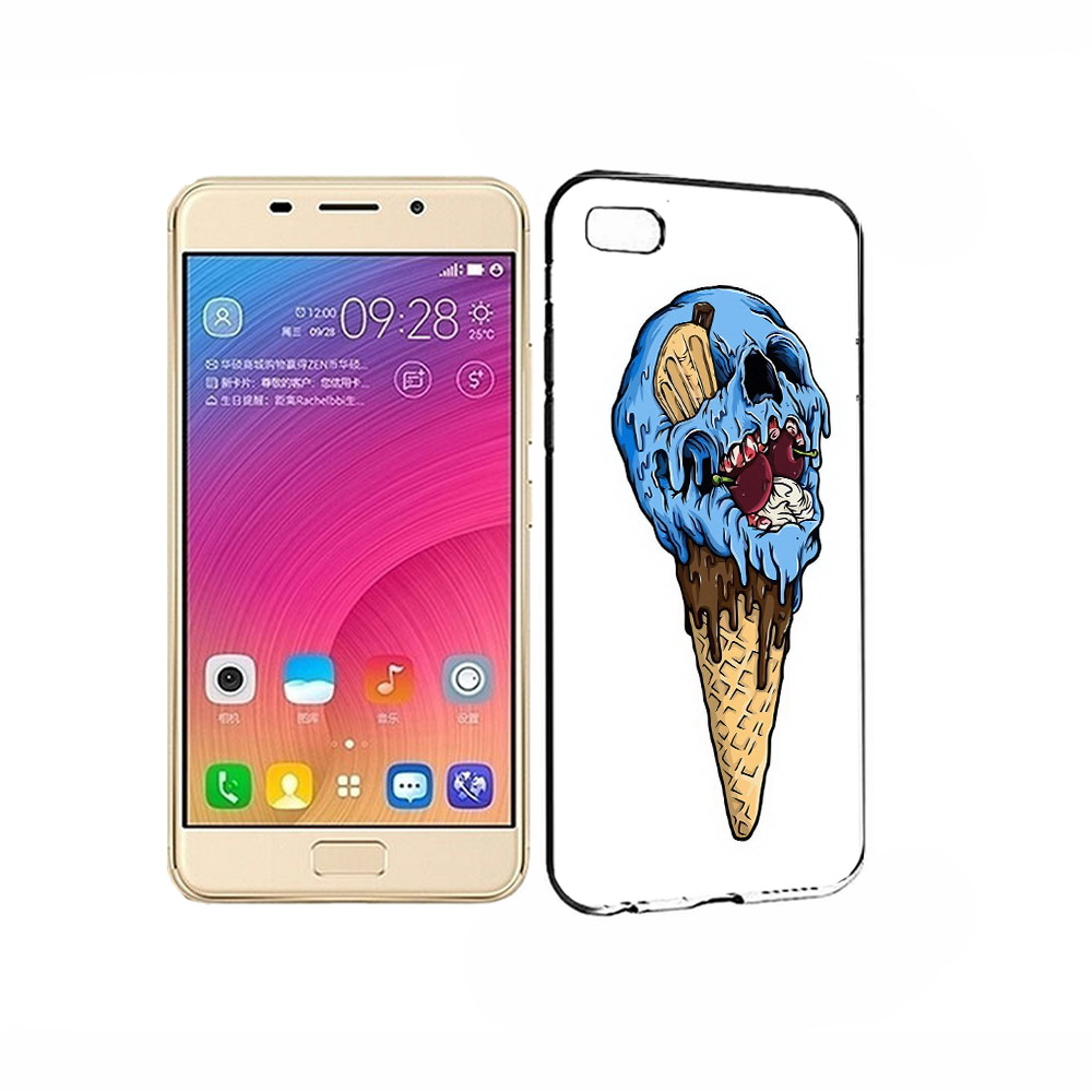 

Чехол MyPads Tocco для Asus ZenFone 3S Max мороженное череп, Прозрачный, Tocco