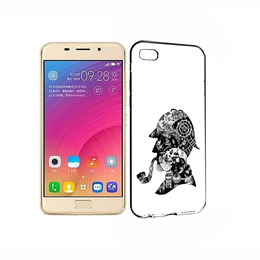 

Чехол MyPads Tocco для Asus ZenFone 3S Max мужчина с трубкой абстракция, Прозрачный, Tocco