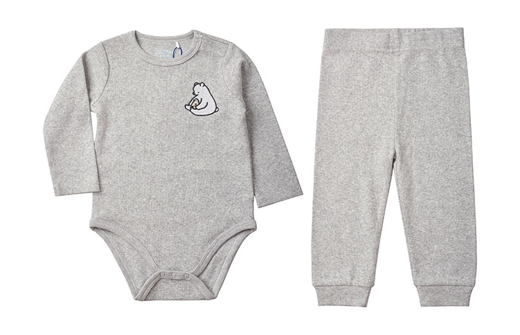 

Комплект одежды Kari Baby AW23B14803711, серый, 74, 220397