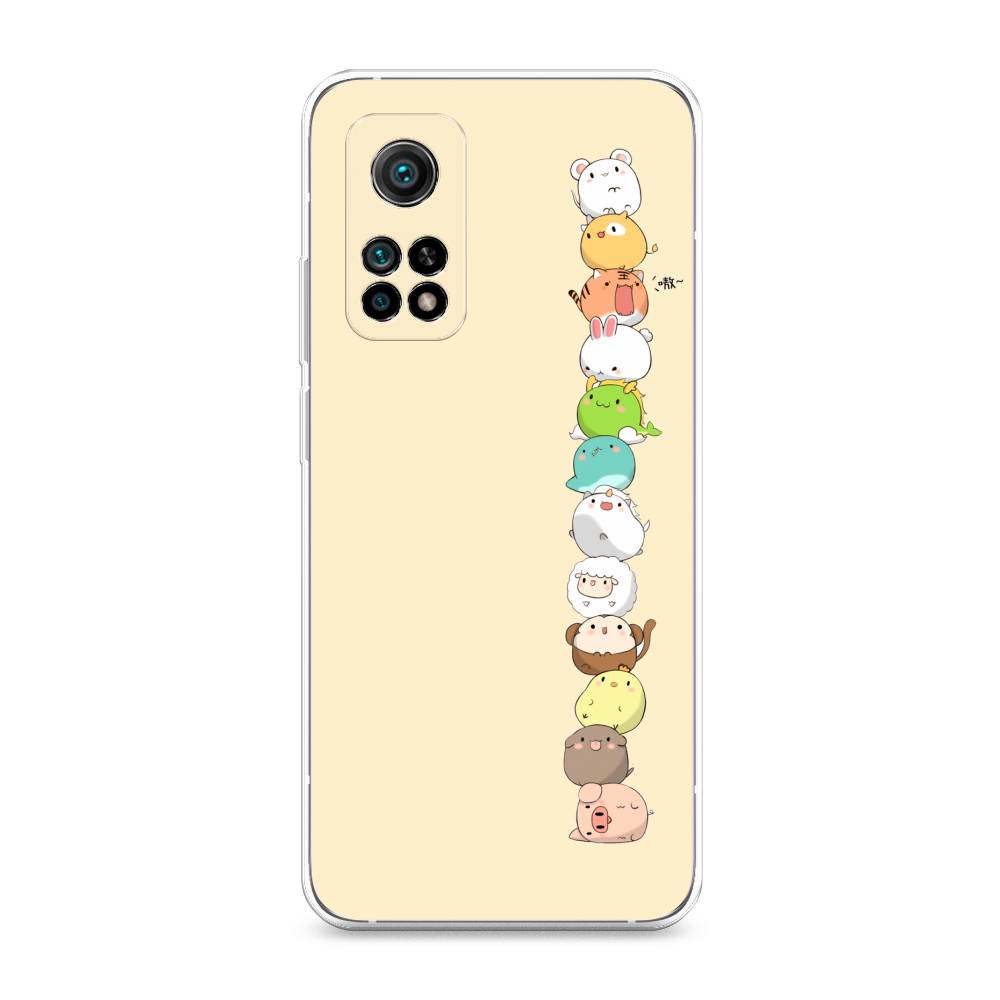 

Чехол Awog на Xiaomi Mi 10T Pro "Питомцы Чиби", Разноцветный, 37750-2