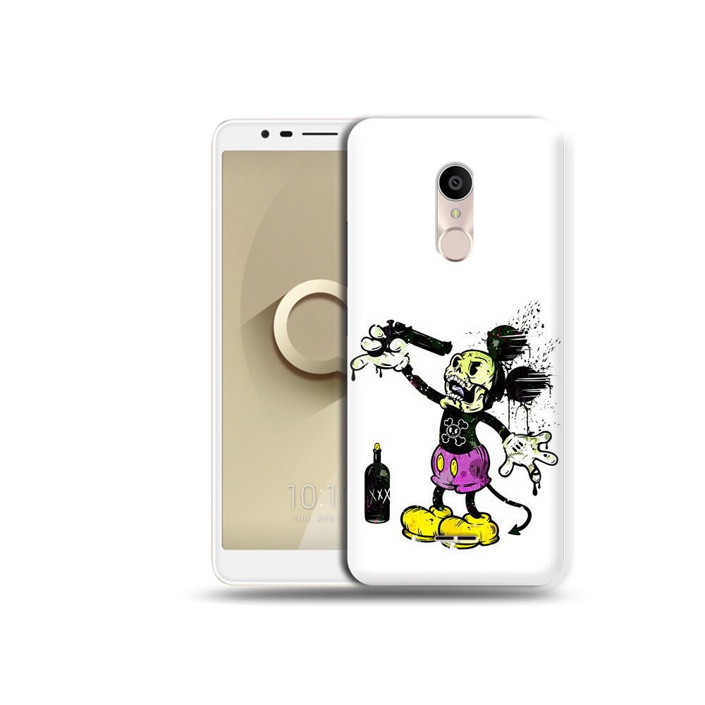 

Чехол MyPads Tocco для Alcatel 3C 5026D Драг Микки, Прозрачный, Tocco
