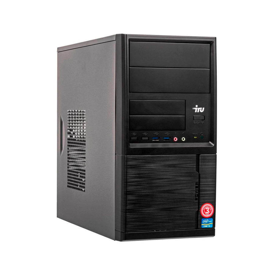 

Системный блок iRU Office 312 Black (1468915), Office 312