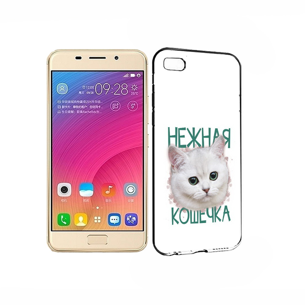 

Чехол MyPads Tocco для Asus ZenFone 3S Max нежная кошечка, Прозрачный, Tocco