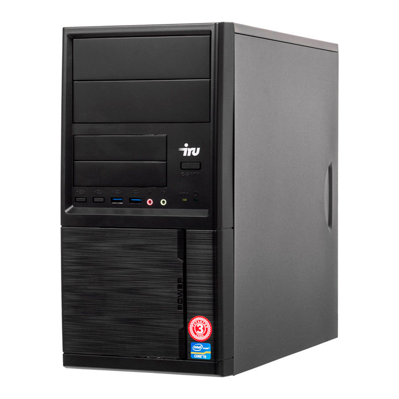

Системный блок IRU Office 313 Black (1175742), 313