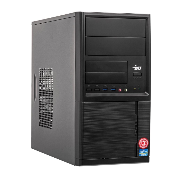 

Системный блок IRU Office 313 Black (1175793), 313