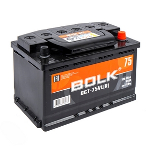 

Аккумулятор Bolk 75 Ач 650А обратная полярность