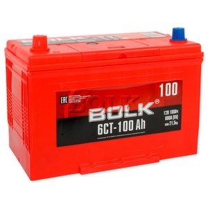 

Аккумулятор Bolk Asia 100 Ач 800А прямая полярность