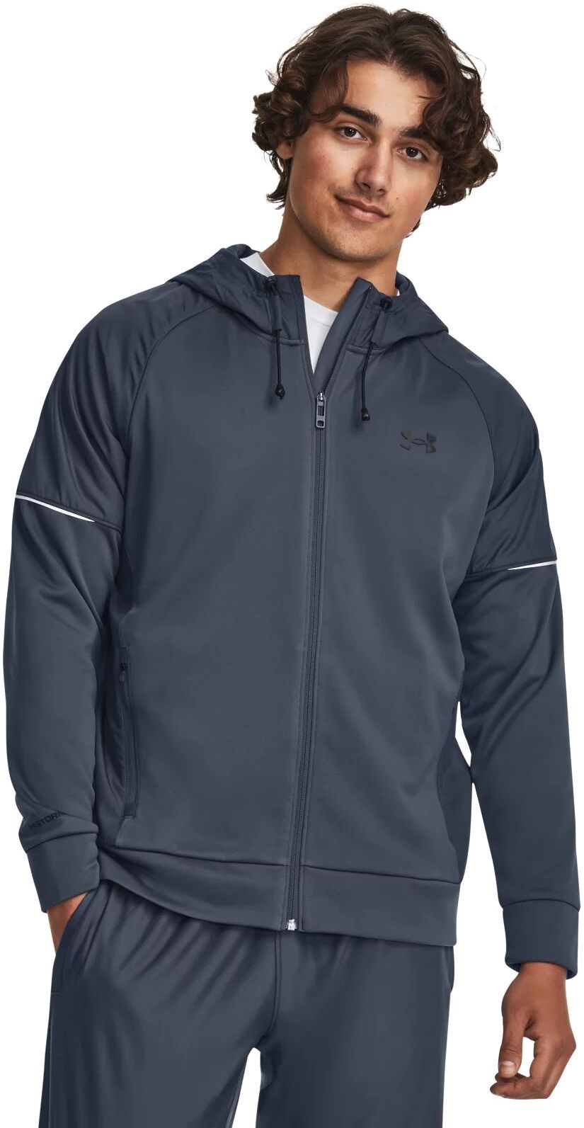 

Толстовка мужская Under Armour UA AF Storm FZ Hoodie серая MD, Серый, UA AF Storm FZ Hoodie
