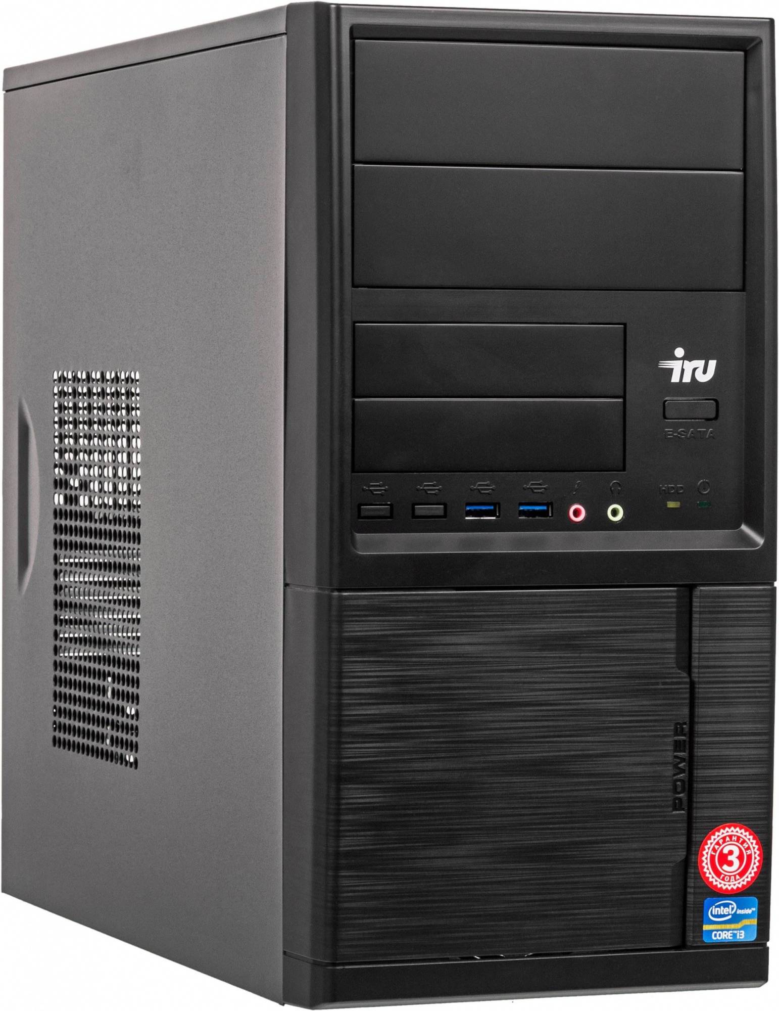 

Системный блок iRU Office 313 Black (1481957), Office 313