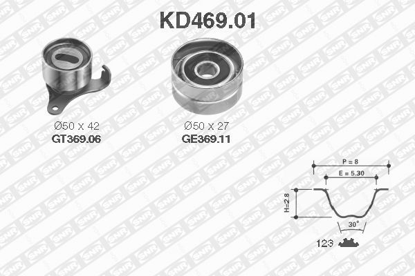 

Комплект Ремня Грм NTN-SNR kd46901