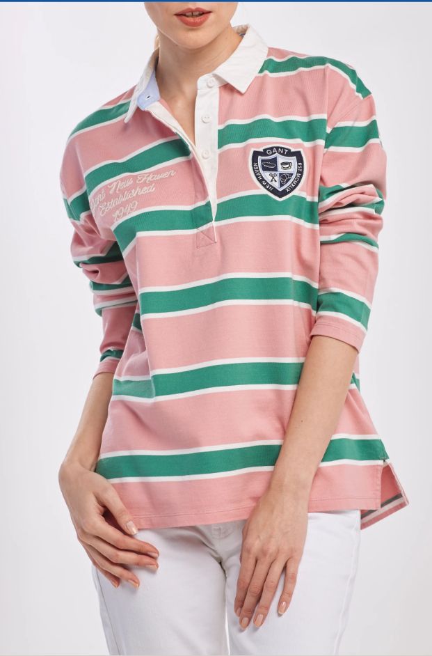 

Лонгслив женский GANT 4202509 розовый 2XL, 4202509