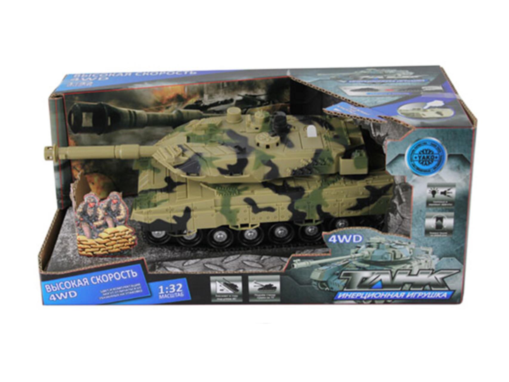 

Танк Игротрейд инерционный, хаки, 6506-4