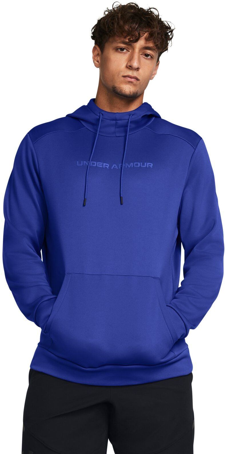 Худи мужское Under Armour Ua Fleece Graphic Hd синее SM