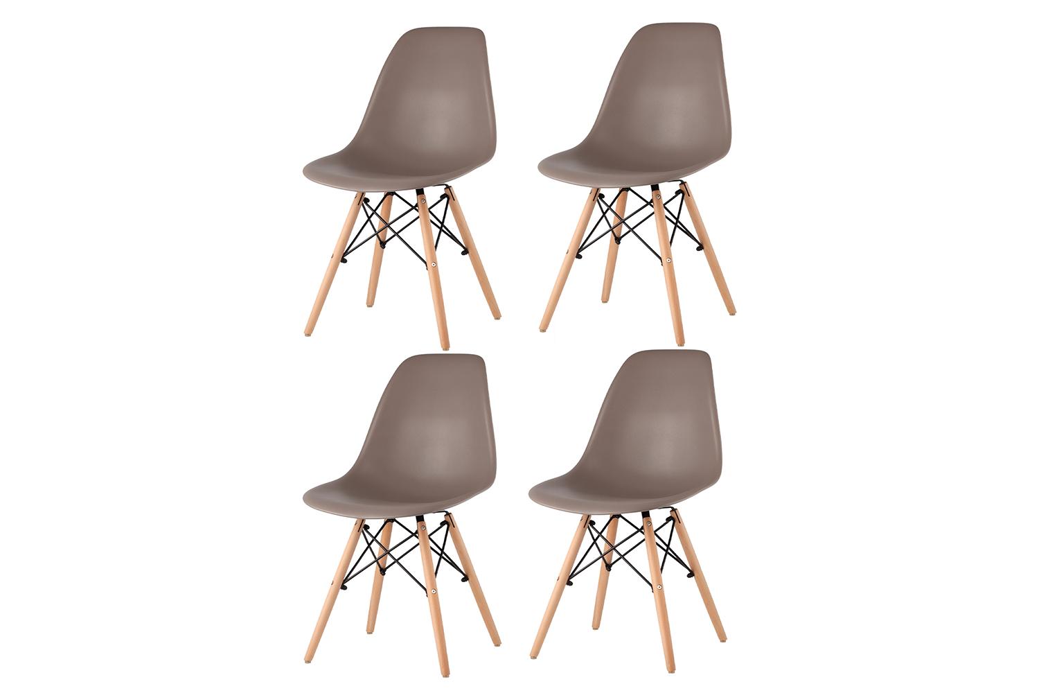 

Комплект стульев 4 шт. Stool Group Eames, коричневый, Eames