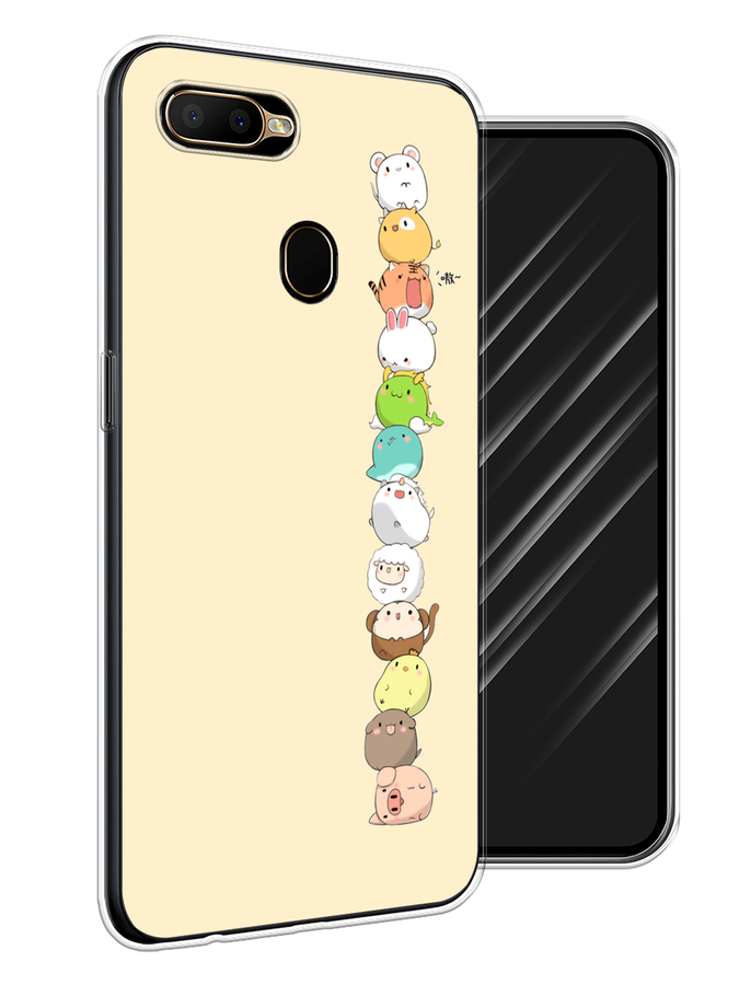 

Чехол Awog на Oppo A5s "Питомцы Чиби", Разноцветный, 252350-2