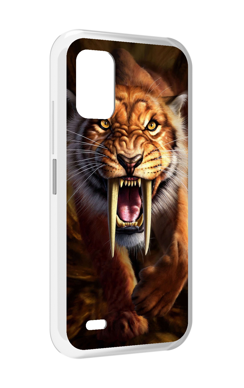 

Чехол MyPads саблезубый злой тигр для UMIDIGI Bison GT2 / GT2 Pro, Прозрачный, Tocco