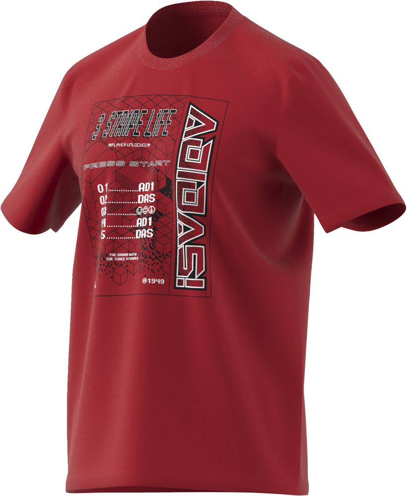 

Футболка мужская Adidas HE4829 красная 2XL, HE4829