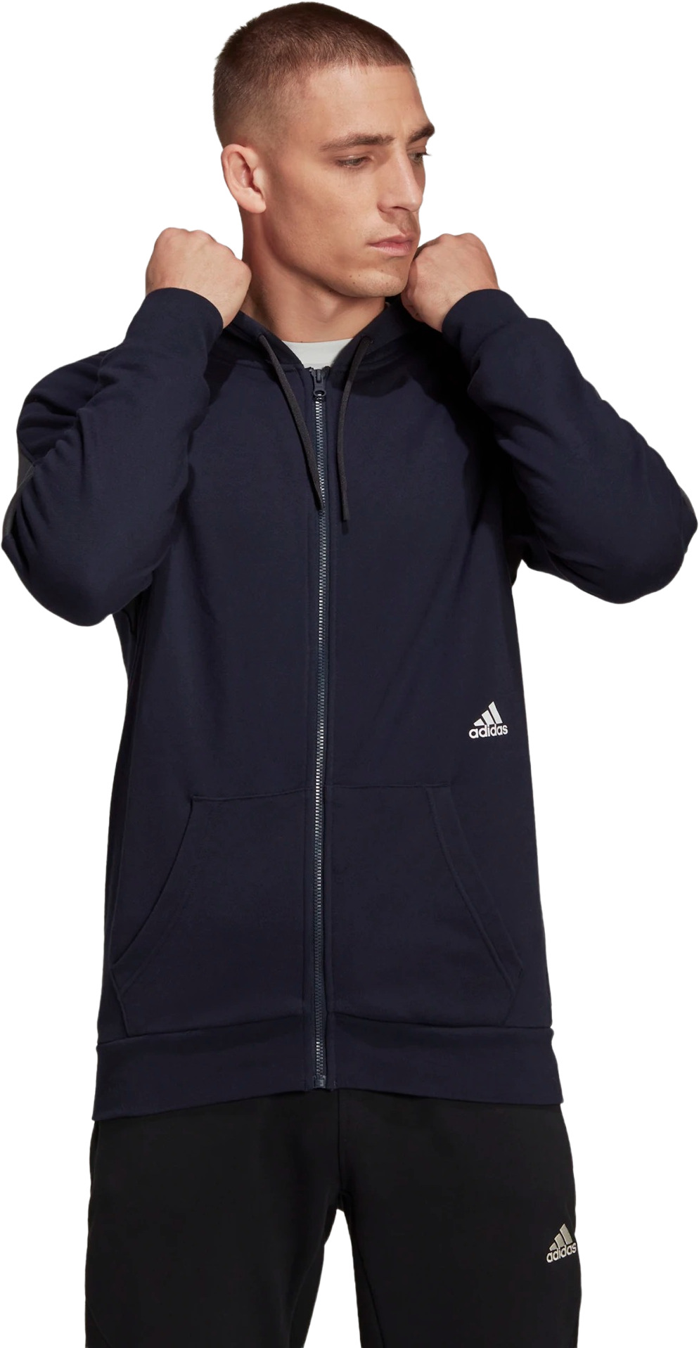 Толстовка мужская Adidas HB6536 черная XS