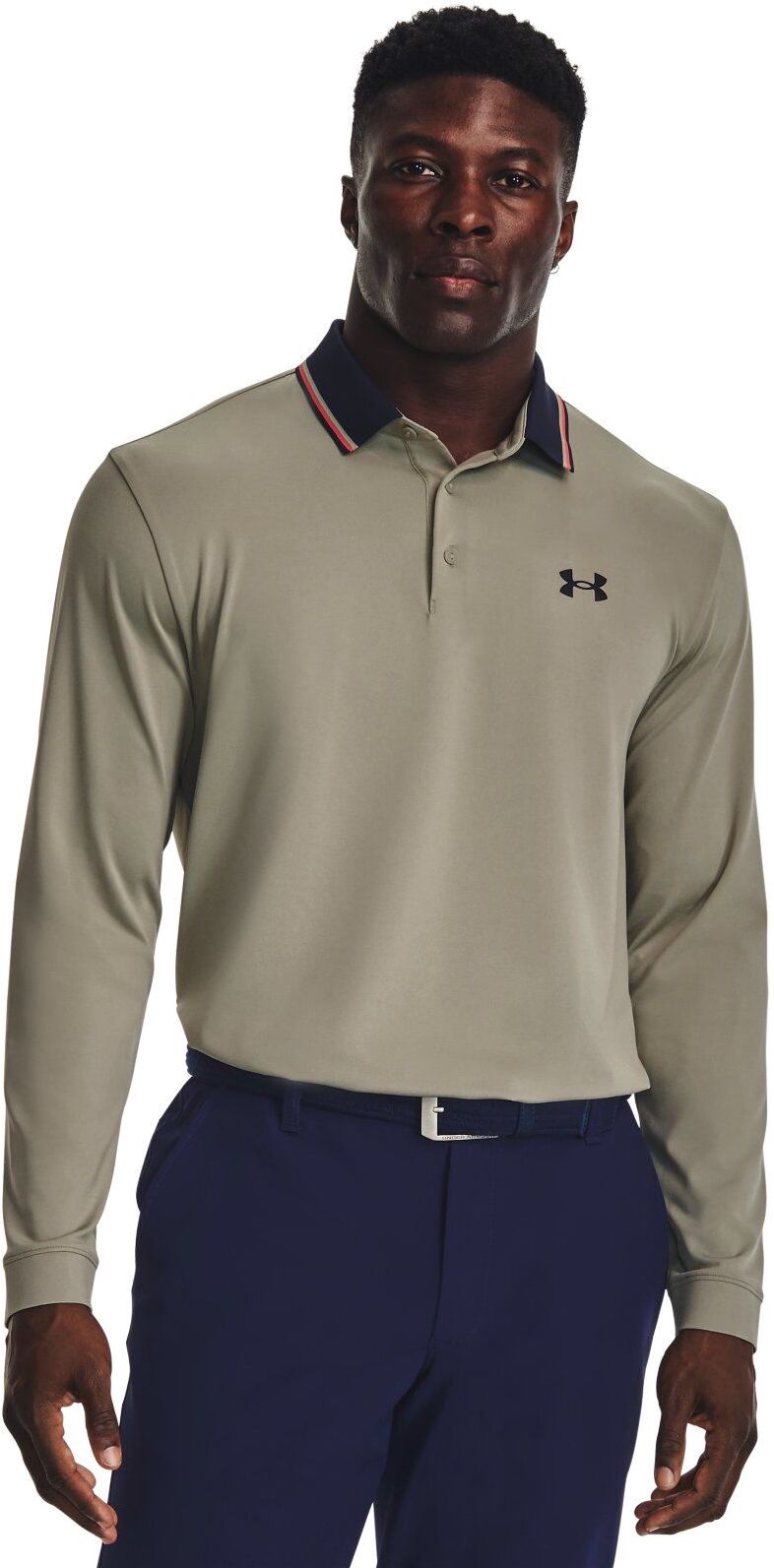 Лонгслив мужской Under Armour Ua Playoff 3.0 Ls Polo зеленый MD