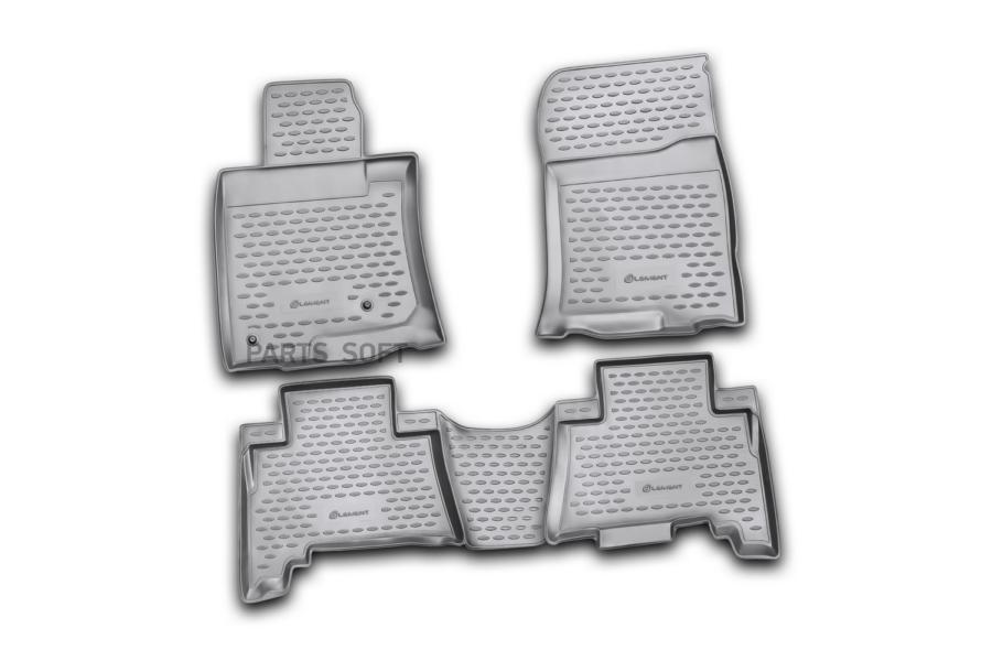 

Коврики в салон TOYOTA Land Cruiser Prado, 5 мест, 12/2009-2013, 4 шт. (полиуретан)/Тойота