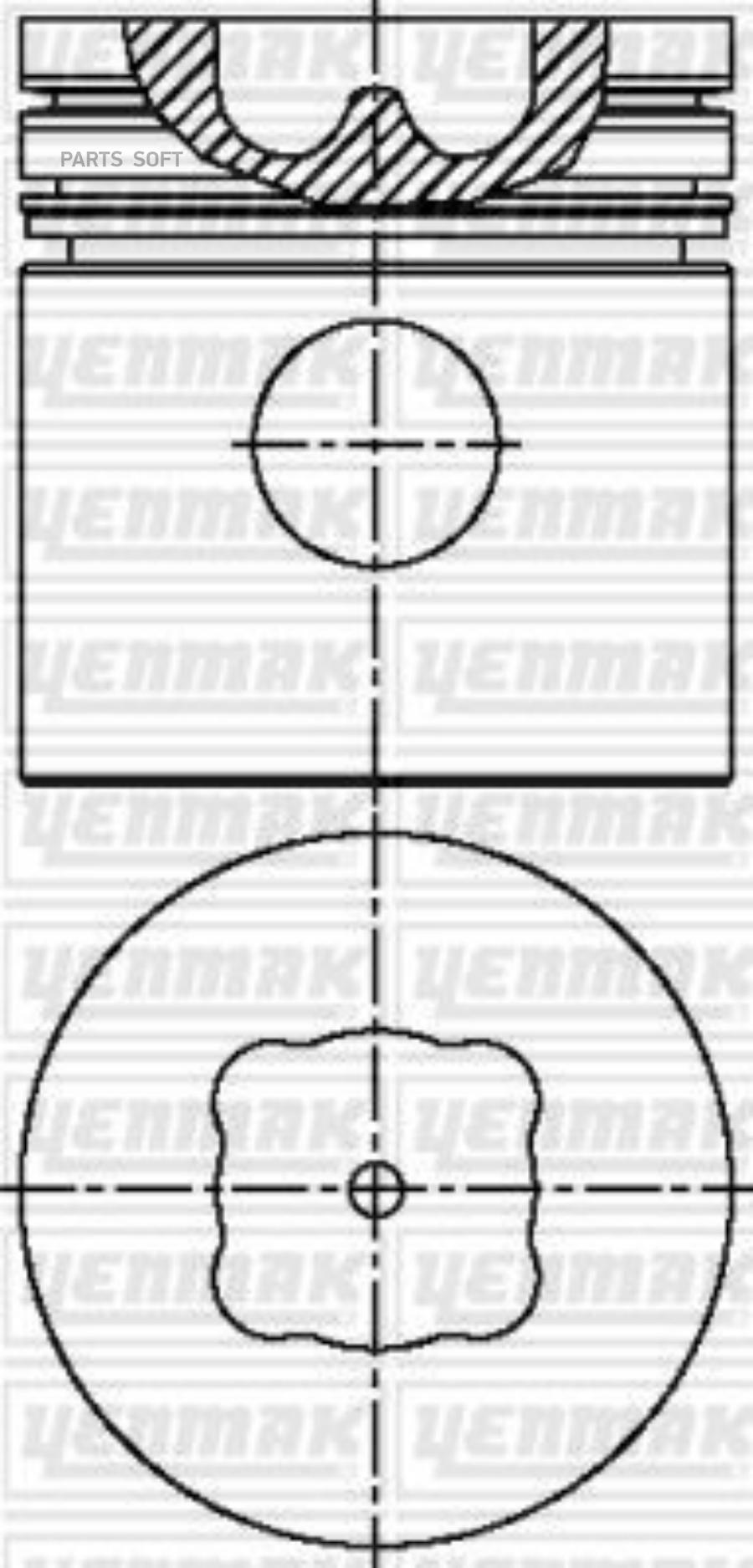 

100,0 Mm. Порш.+Палец,С Кольцами