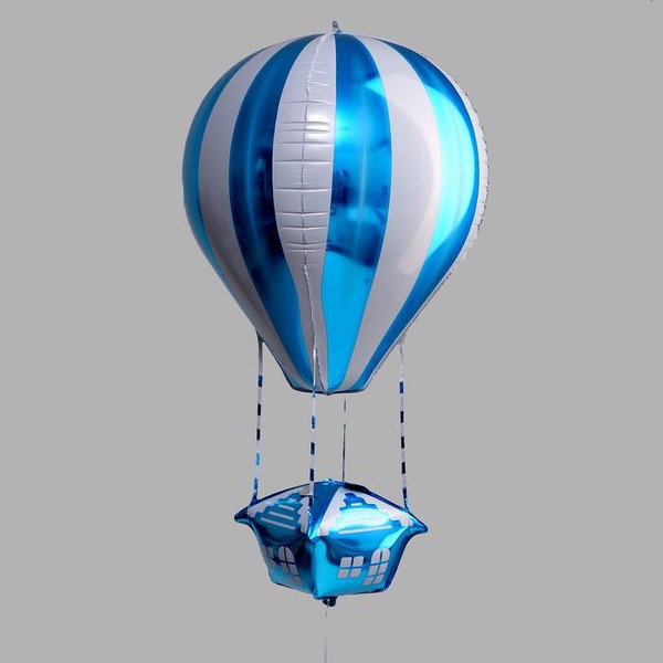 

Шар фольгированный фигура 35" "Воздушный шар" синий 6906462