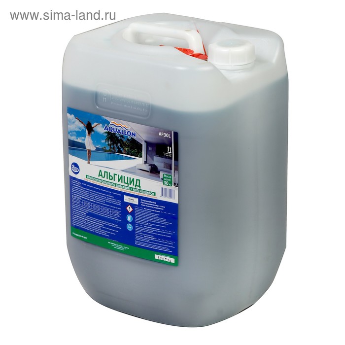 Aqualeon Альгицид Aqualeon непенящийся пролонгированного действия, 30 л (30 кг)