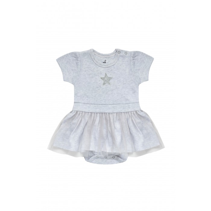 Боди детское Diva Kids DK-114, серый, 74