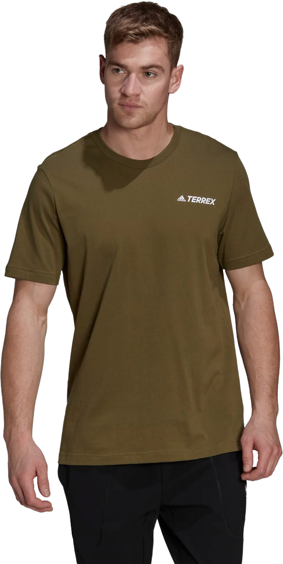 

Футболка мужская Adidas HE1768 зеленая XL, HE1768