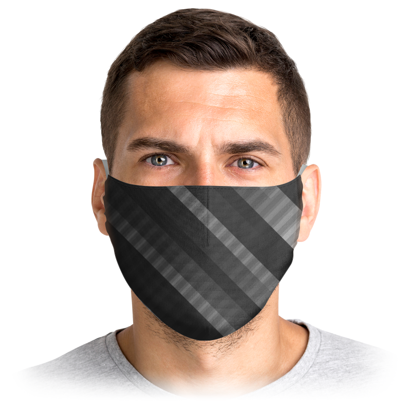 

Многоразовая маска Printio Stop virus! серая L, Stop virus!