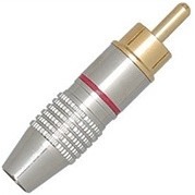 

Разъем RCA (Папа) QteX SK001-RP-Z-RED