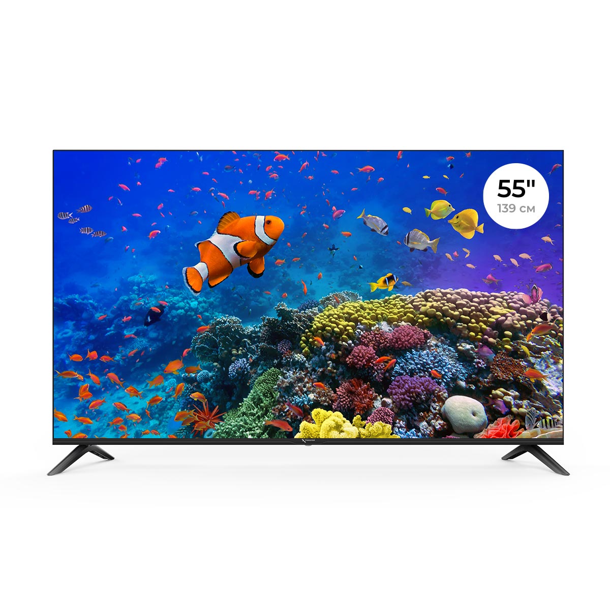 

Телевизор Триколор H55U5500SA, 55"(140 см), UHD 4K, Черный, H55U5500SA