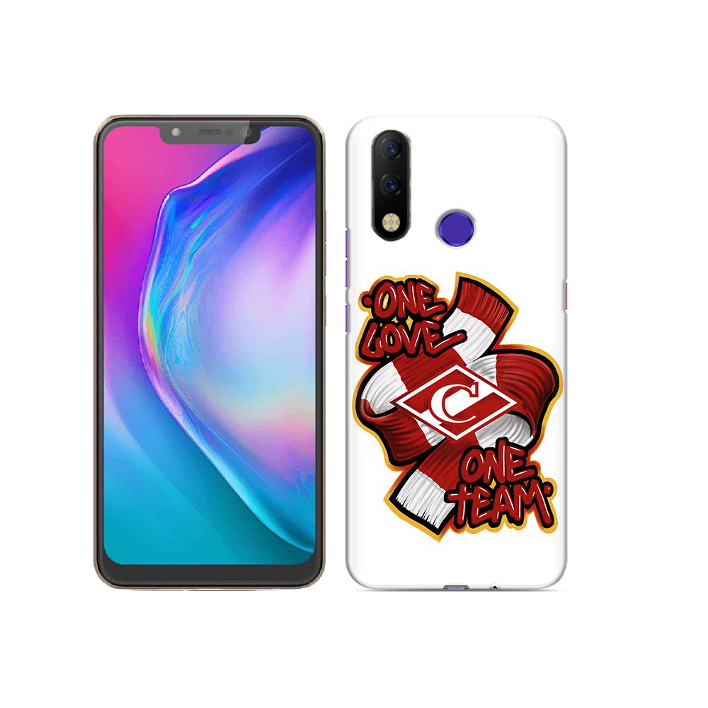 

Чехол MyPads Tocco для Tecno Spark 3 Pro Одна любовь-Спартак, Прозрачный, Tocco