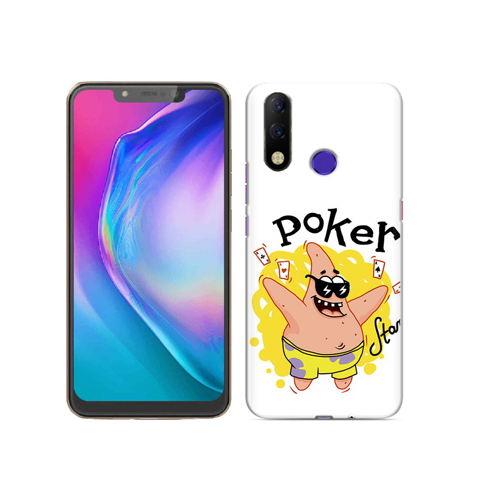 

Чехол MyPads Tocco для Tecno Spark 3 Pro Патрик, Прозрачный, Tocco