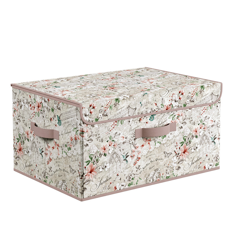 

Короб стеллажный Valiant с откидной стенкой, с крышкой, 50x35x25 см, BOX-DDM