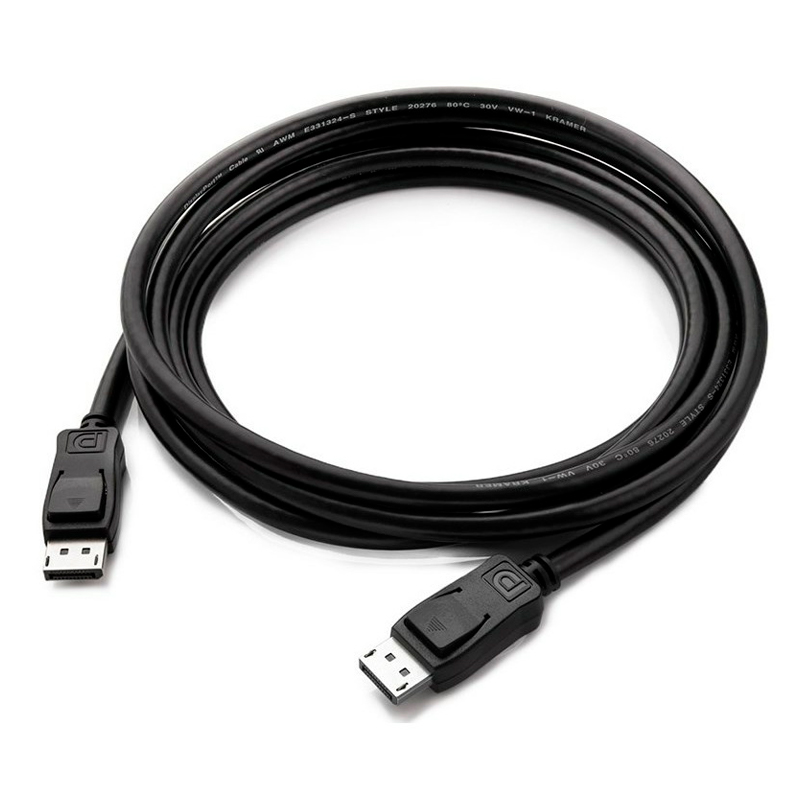 

Кабель Kramer DisplayPort - DisplayPort вилка-вилка 1.8м (C-DPU-6) черный