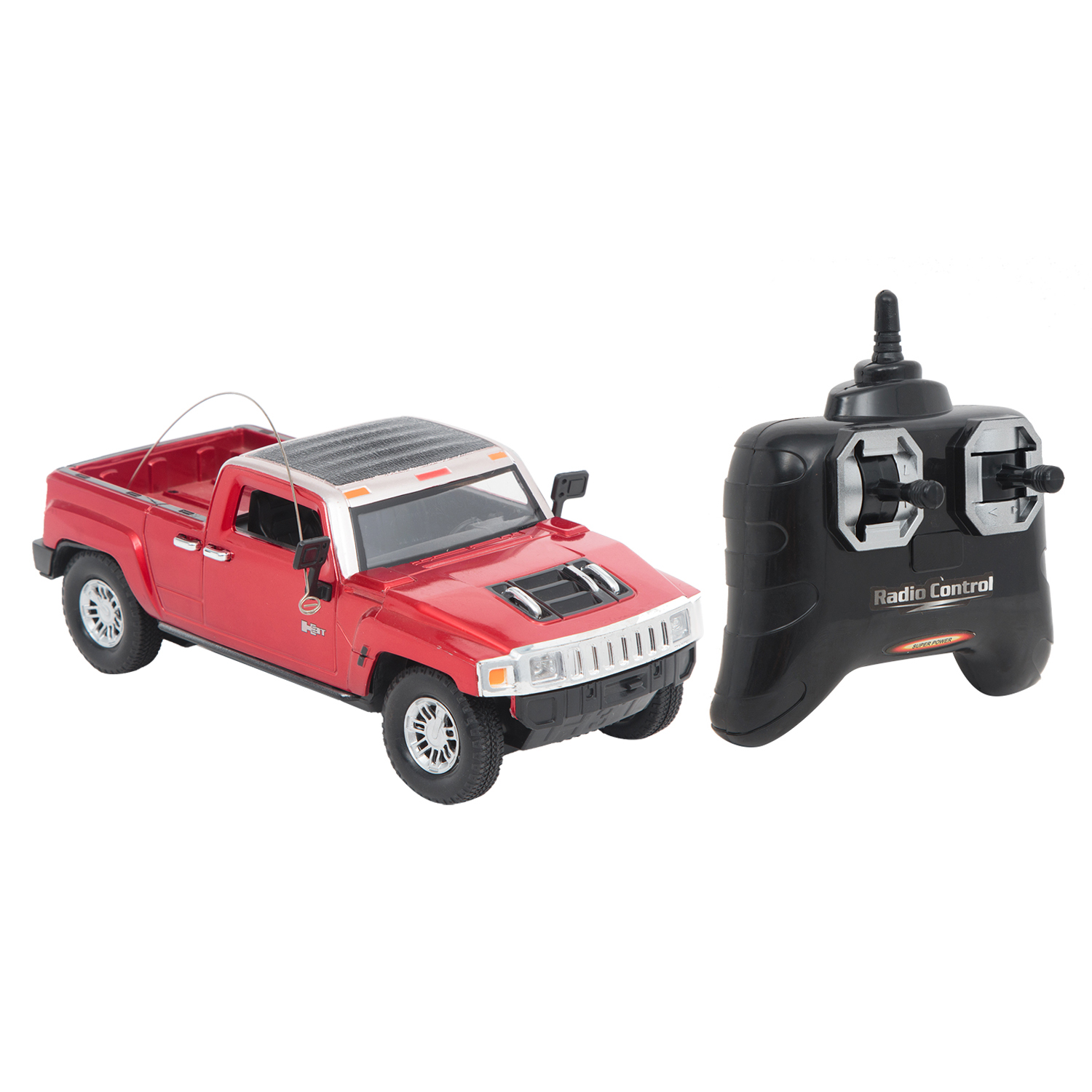 

Машина на радиоуправлении Maxi Car Vip Line Hummer H3, 1:24, красный
