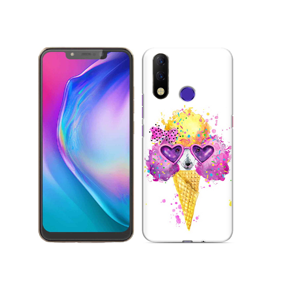 

Чехол MyPads Tocco для Tecno Spark 3 Pro Рожок, Прозрачный, Tocco