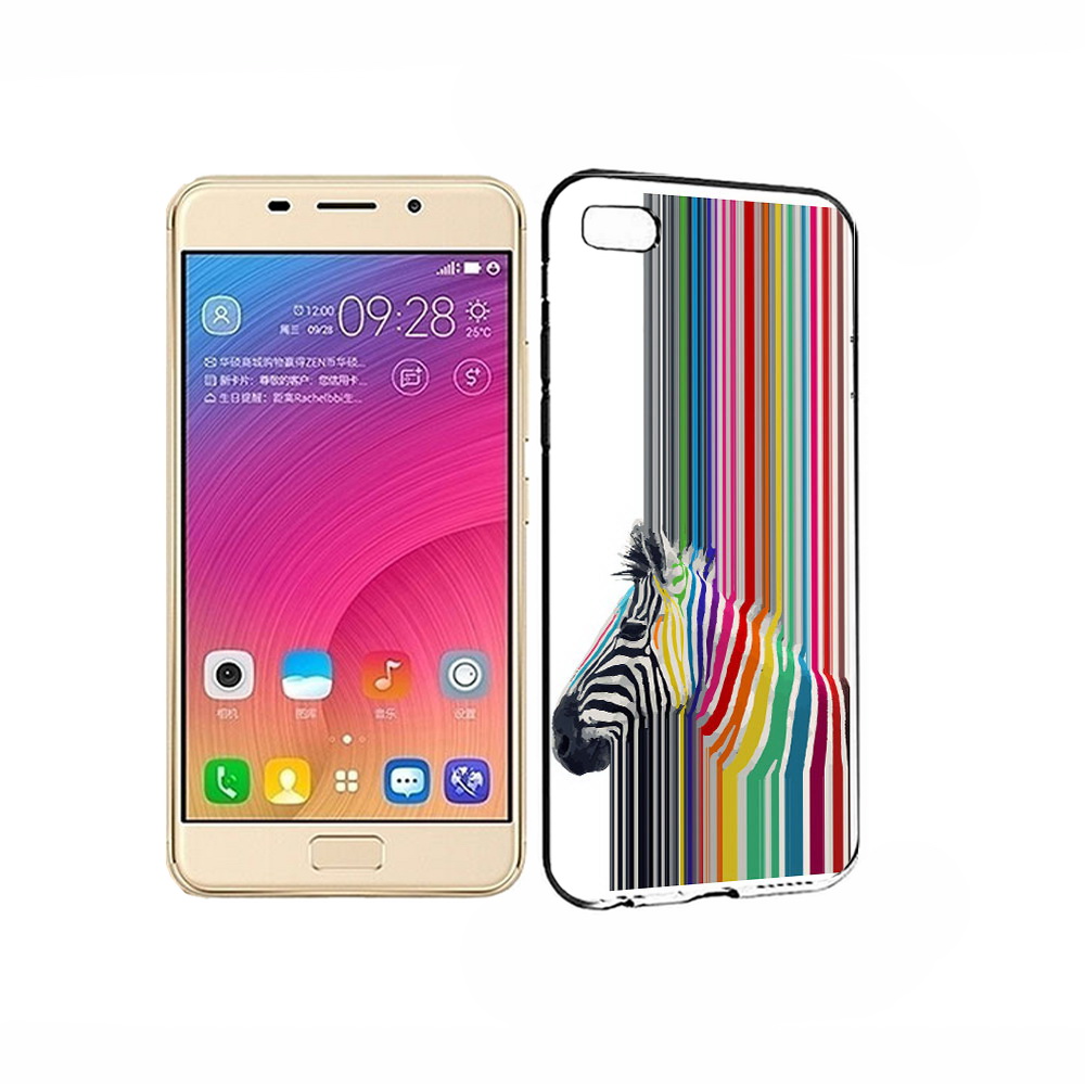 

Чехол MyPads Tocco для Asus ZenFone 3S Max радужная зебра, Прозрачный, Tocco
