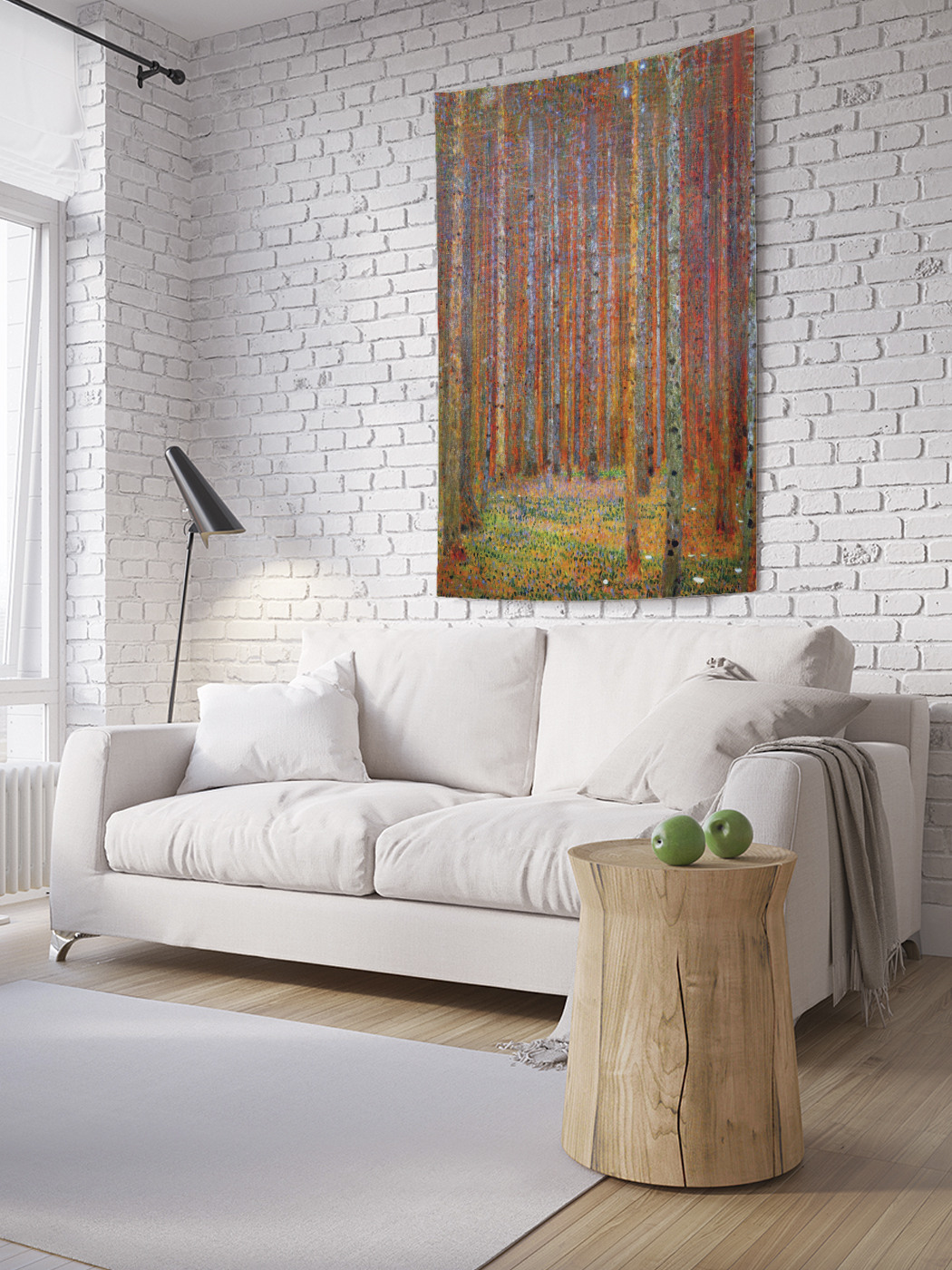 

Вертикальное фотопанно на стену JoyArty Лесная сырость 100x150 см, Лесная сырость