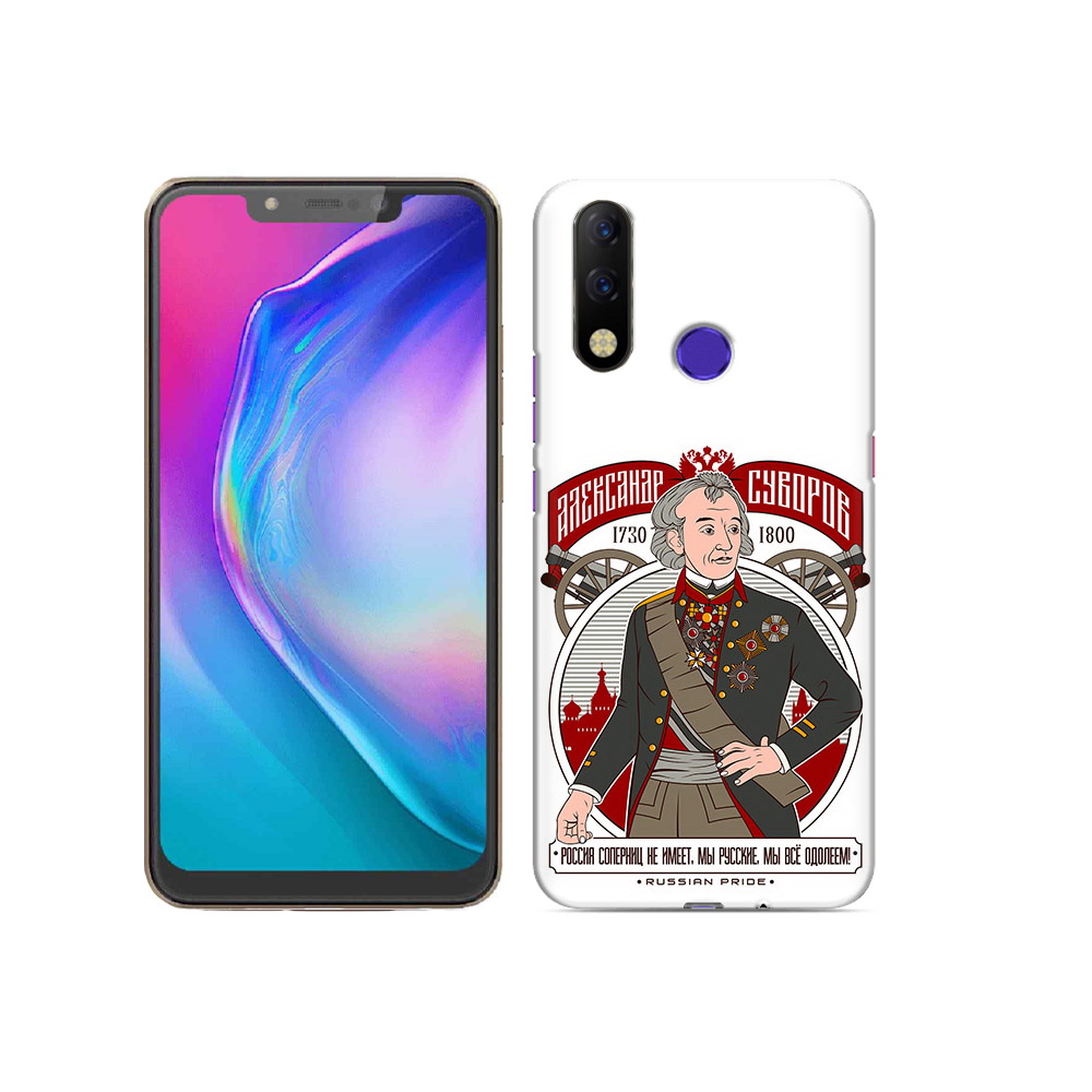 

Чехол MyPads Tocco для Tecno Spark 3 Pro Суворов, Прозрачный, Tocco