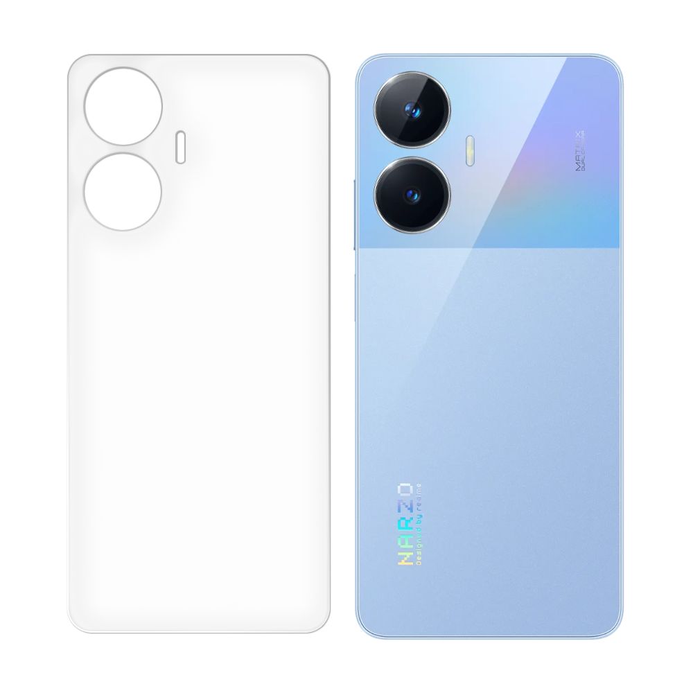 

Стекло защитное гибридное Krutoff для Realme Narzo N55 задняя сторона