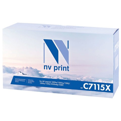 Картридж для лазерного принтера NV Print NV-C7115X, черный, совместимый