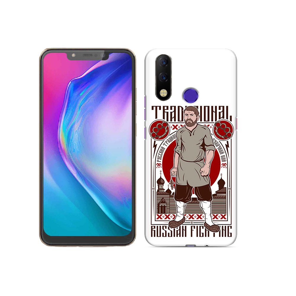 

Чехол MyPads Tocco для Tecno Spark 3 Pro Традициональный мужчина, Прозрачный, Tocco