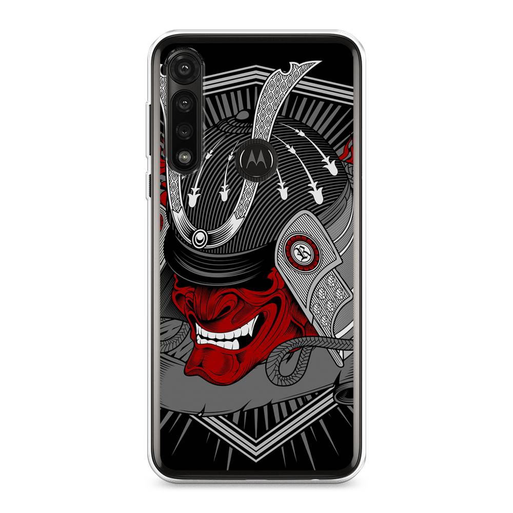 

Чехол на Motorola Moto G Power 2020 "Красная маска самурая", Белый;красный;черный, 242650-4