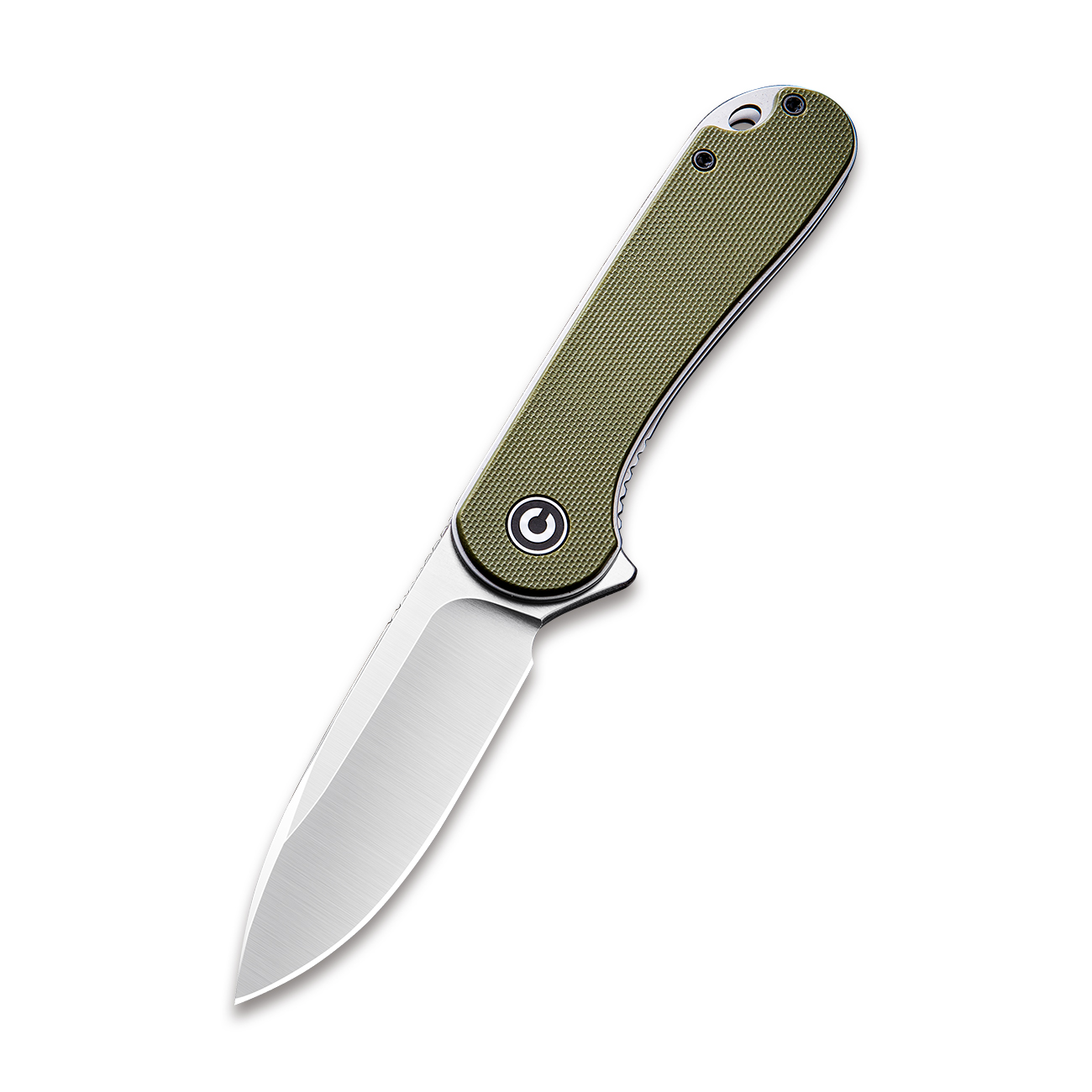 Складной туристический нож CIVIVI Elementum D2 Steel Satin Finished Handle G10 Green